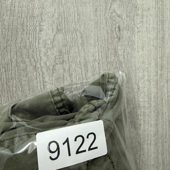 GAP Core Utility Jacket Womens Small Olive Green Babytwed Full Zip Army Military - Picture 9 of 9